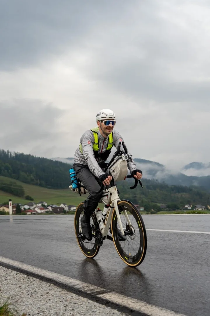 Alex auf dem Rad